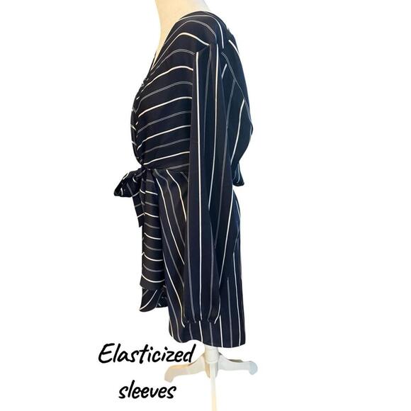 Express Faux Wrap Dress - Size L - Picture 2 of 7